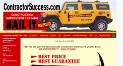 Desktop Screenshot of contractorsuccess.com